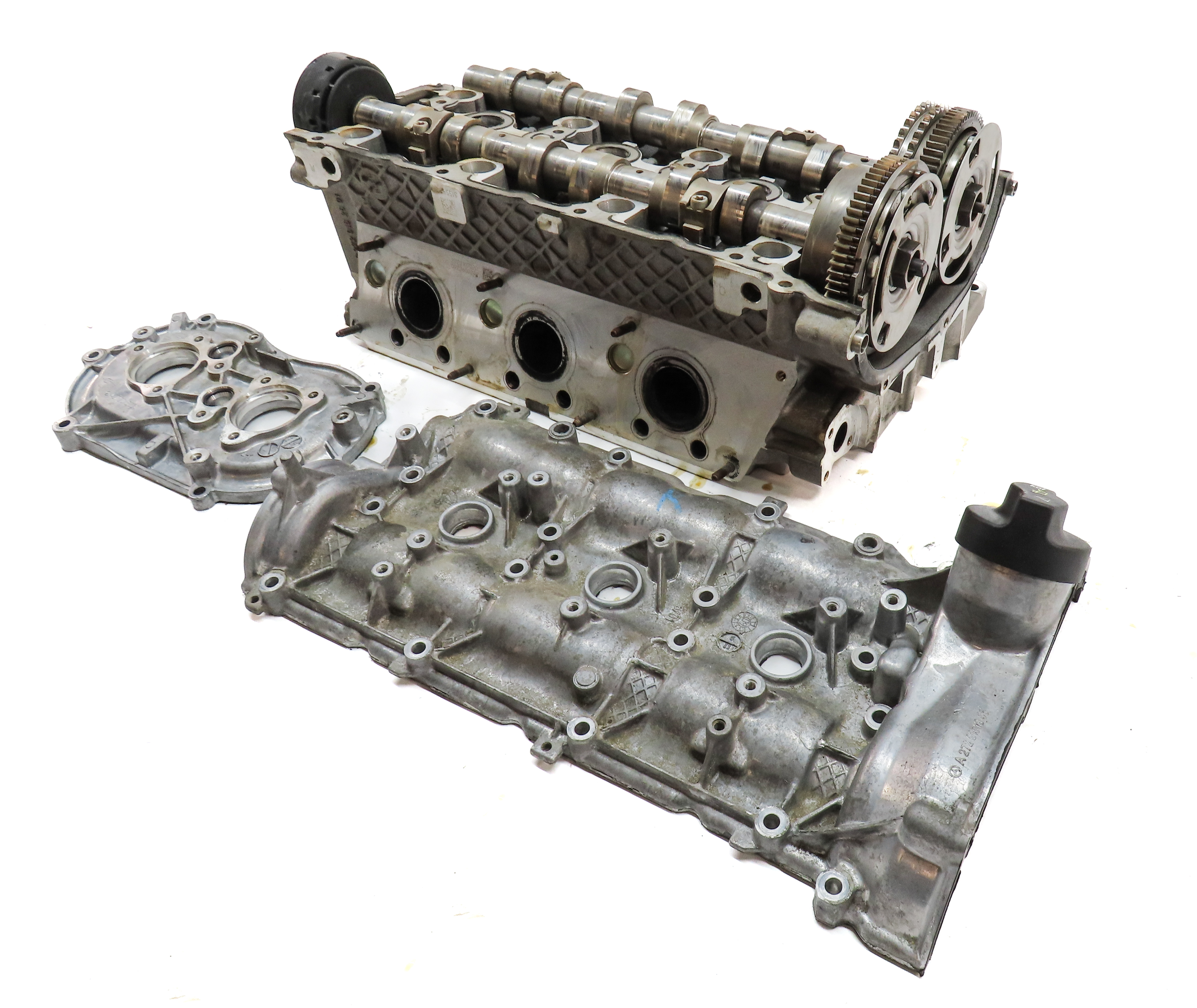 2010-2013 MERCEDES ML450 S400 HYBRID (W164 W221) 3.5L ENGINE RIGHT CYLINDER HEAD — exact item pictured